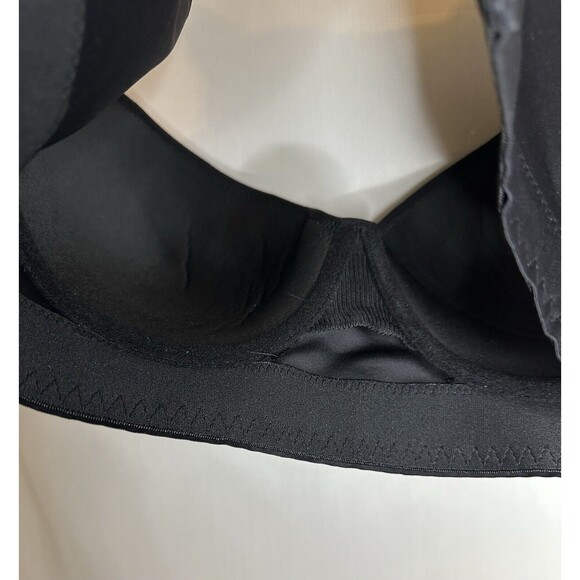 Unbranded Black Bra Lined Adjustable Straps Molded Cups Underwire Women's 36/80E - Picture 5 of 8